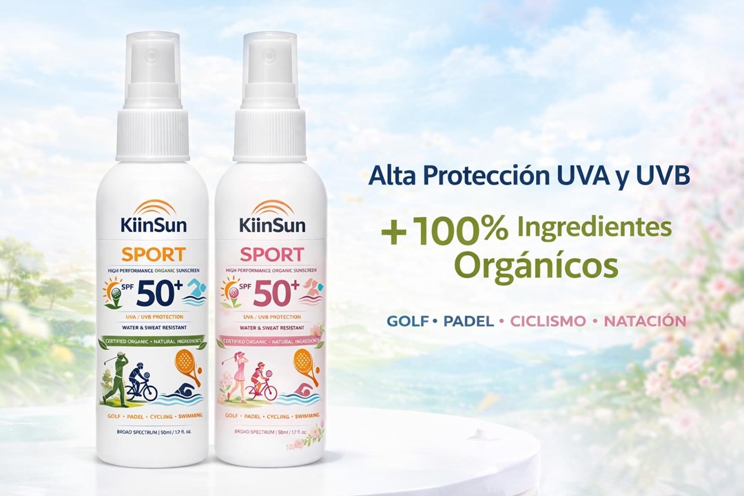 KiinSun Sport SPF 50+ resistente al agua y sudor